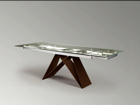 Mesa de Comedor Extensible Mika 160/220 cm Marrón Schuller en ambiente decorado | Schuller