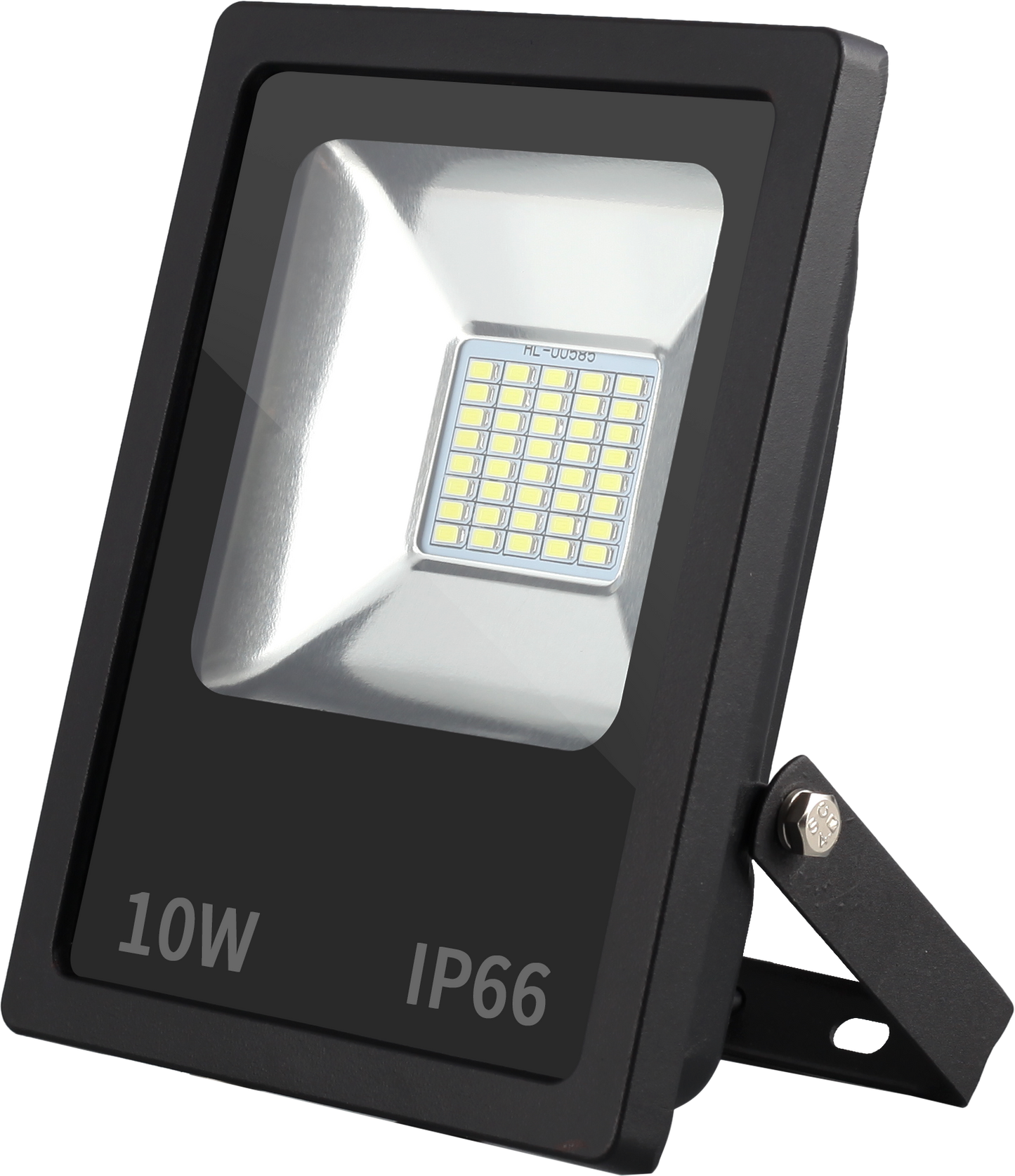Proyector Dacita fabricado en aluminio color negro, ideal para iluminar tu jardín
