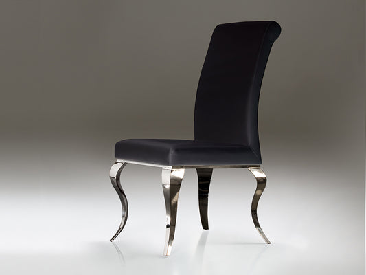 Silla Barroque de Acero Negro Clásica Schuller en ambiente decorado | Schuller