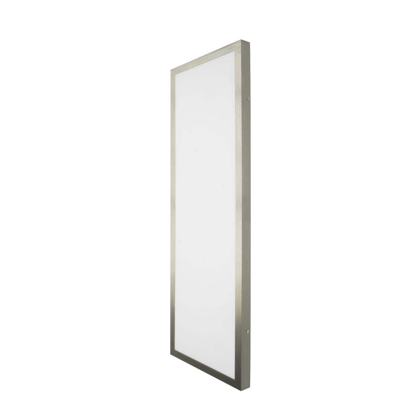 Luminaria de techo minimalista en níquel, ideal para iluminar la cocina con estilo