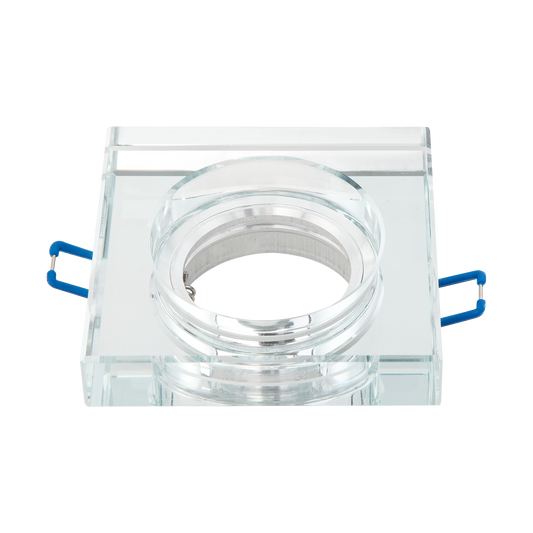 Empotrable Solna fabricado en aluminio color transparente con portalámparas GU10