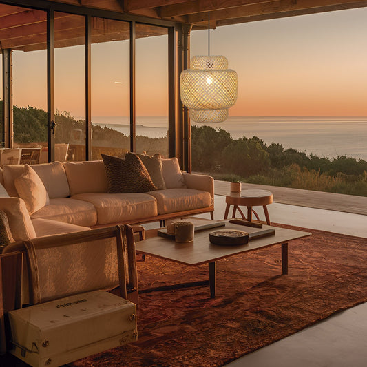 Colgante Lark instalado en comedor moderno - Ambiente decorado