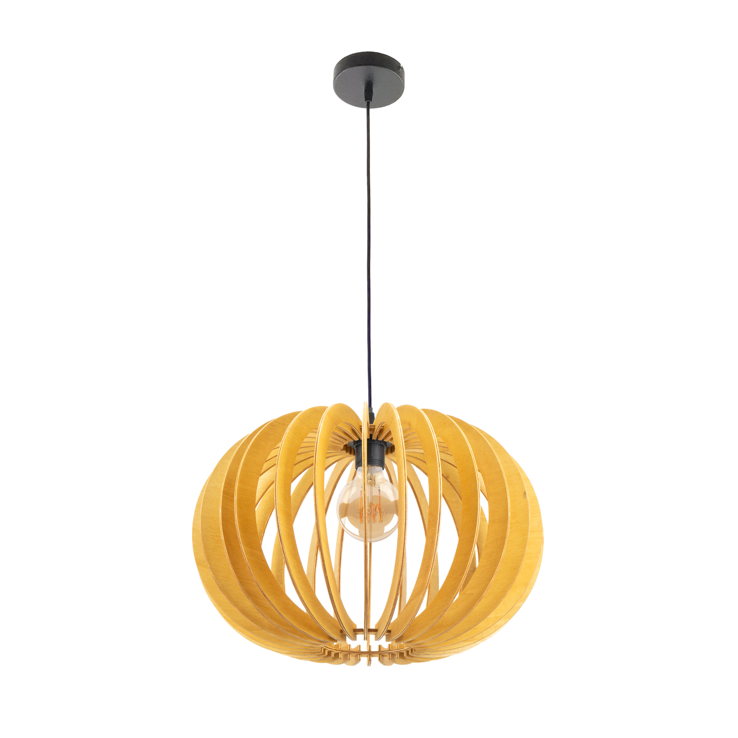 Lámpara colgante rústica Olmo, ideal para crear un ambiente acogedor
