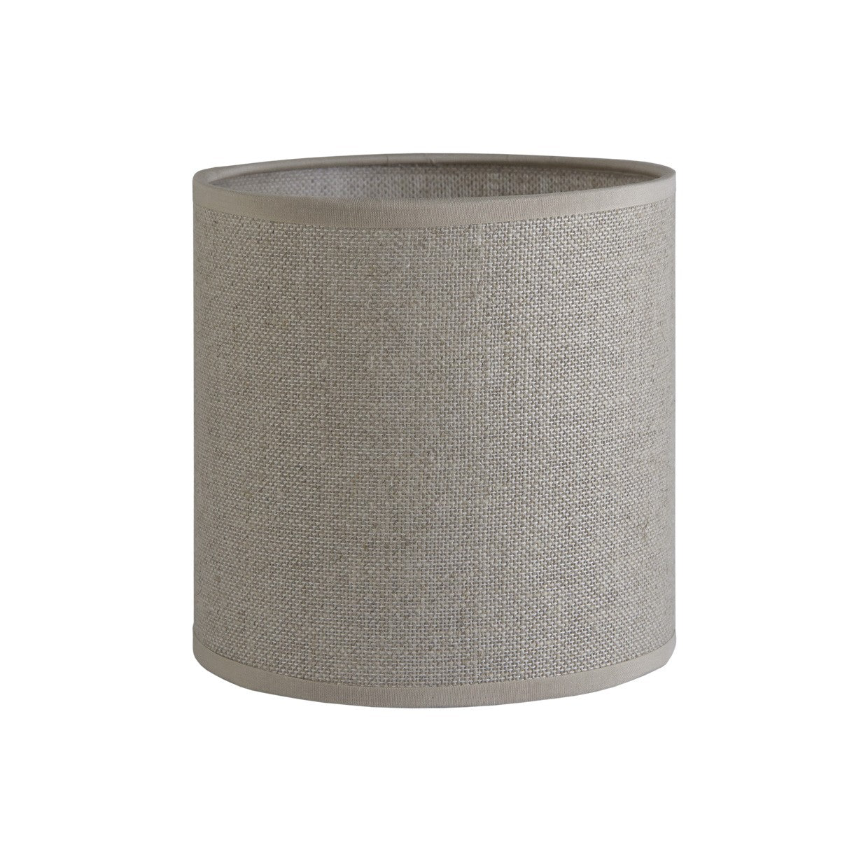 Pantalla cilíndrica rústica 25cm ALEMAR E-27 en tela - Vista principal
