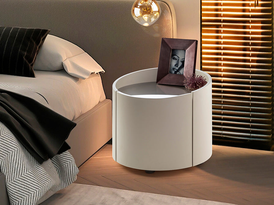 Mesita de Noche Redonda Iza Caqui - Schuller - 411844 - Vista 6