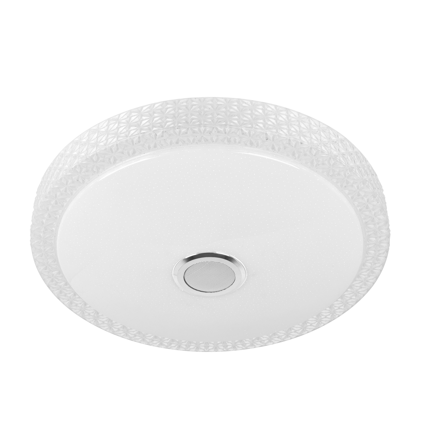 Plafón LED Zaid 48W RGB Blanco/Transparente - Vista frontal
