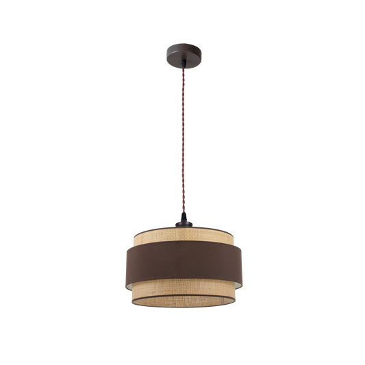 Kandy colgante fabricado en Textil color Marrón, ideal para dormitorios