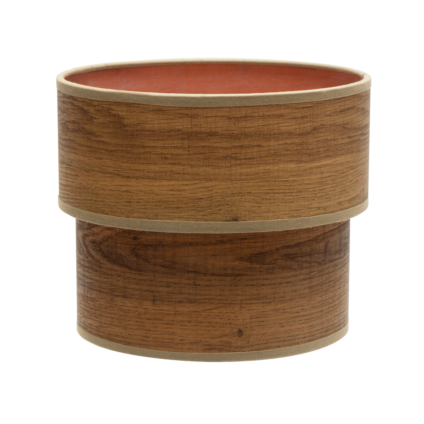 Pantalla sobremesa E14 con dimensiones compactas de 18x16x16 cm, perfecta para crear ambiente