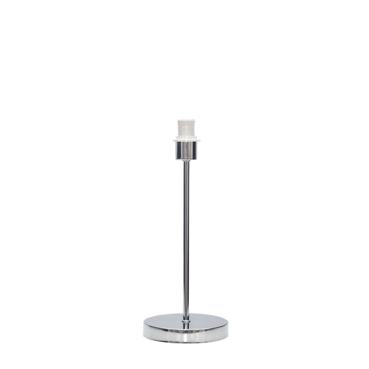 Armazón de metal fabricado en Cromo, color plata para lámpara