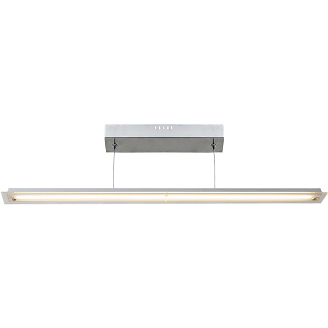Lámpara Colgante LED PERSEU 79 cm Níquel Interlusa - Vista frontal principal en fondo blanco | LuzGurú