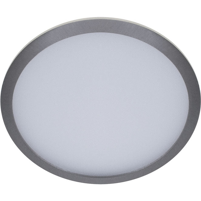 Downlight Empotrable MARCO 30 cm LED 24W 4000K Níquel LUMIT Interlusa - Vista frontal principal en fondo blanco | LuzGurú