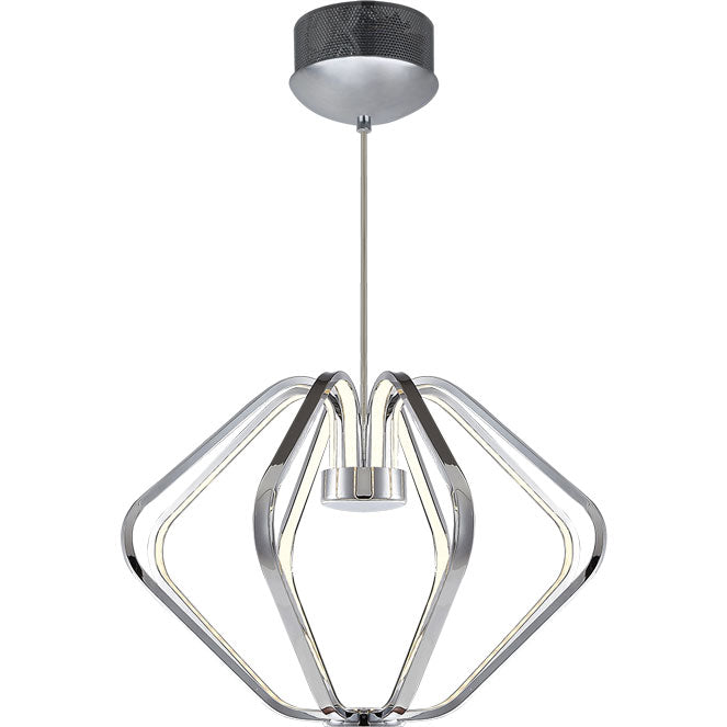 Lámpara Colgante LED PALMIRA LUMIT A10154520 con diseño moderno en cromo