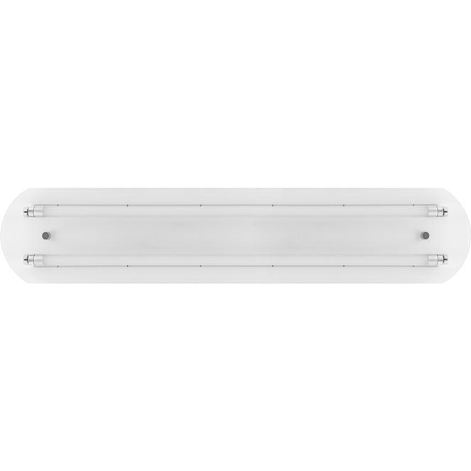 Plafón LED Jadeíte 100 cm Blanco Interlusa - Vista frontal principal en fondo blanco | LuzGurú
