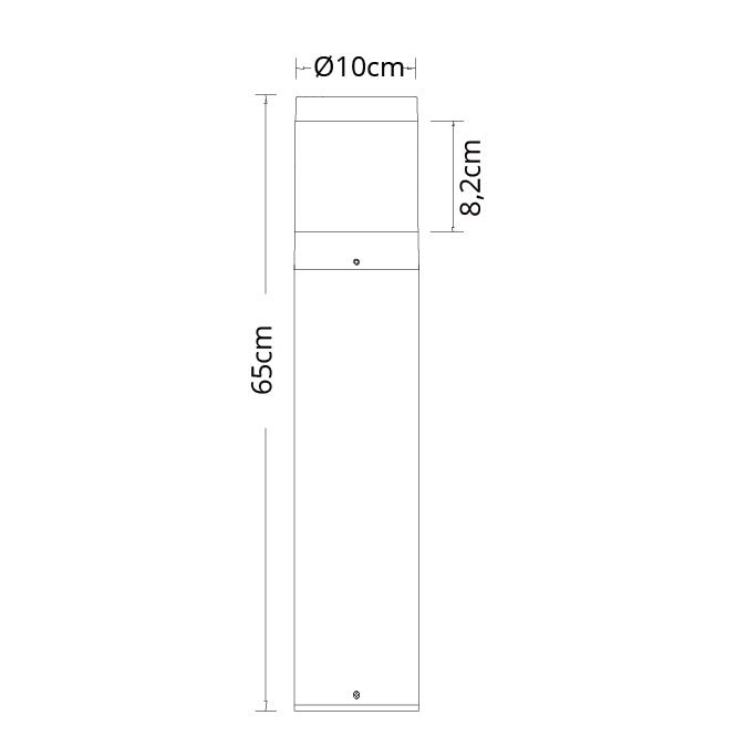 Farola LED exterior BUGIO con protección IP54 contra polvo y agua