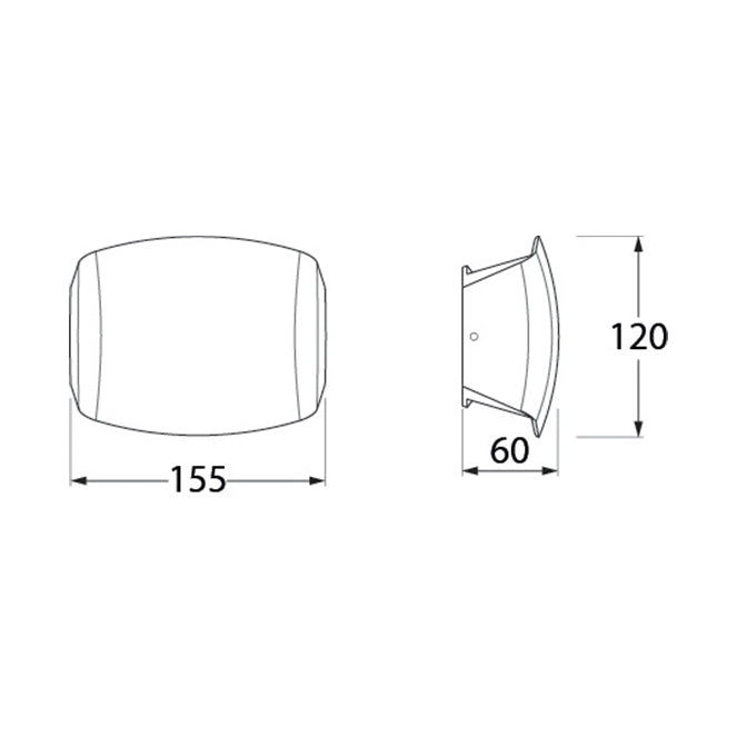 Aplique Exterior ABRAM 3,5W CCT Blanco Fumagalli - imagen 3 | Interlusa