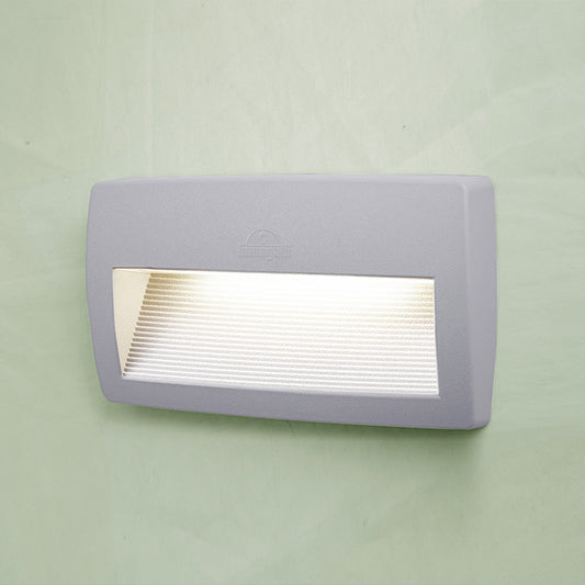 Aplique Lorenza fabricado en Resina color Gris para exterior