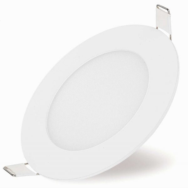 Downlight LED Downlight LED Redondo 18W de Muñoz e Hijos (MH) (Downlight) en color Blanco visto desde un ángulo - Ref 075018