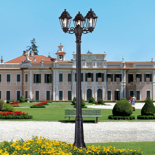 Farola de Exterior ANNA 209 cm Negra IP55 3xE27 CCT Fumagalli Interlusa - imagen 2 | Interlusa