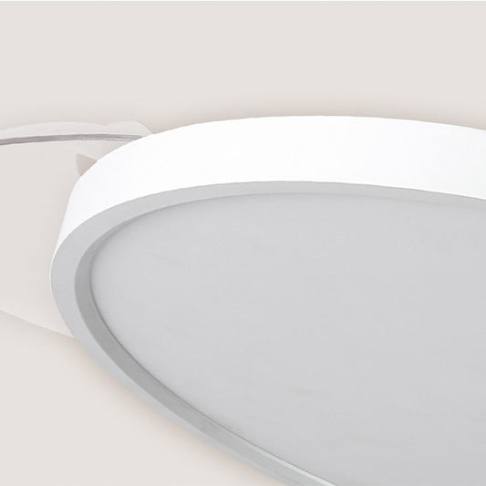Ventilador de Techo con Luz SLIM 106 cm Aspas Retráctiles Blanco Belair - imagen 2 | Interlusa