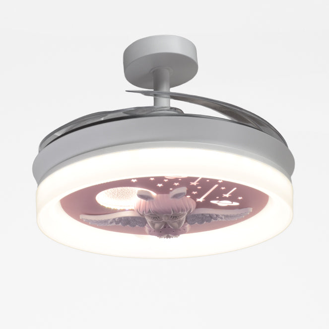 Ventilador de Techo con Luz Infantil Angel 91 cm Blanco Interlusa - imagen 3 | Interlusa