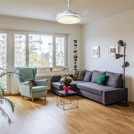 Ventilador BELAIR ASGARD MAXI fabricado en Metal color Blanco