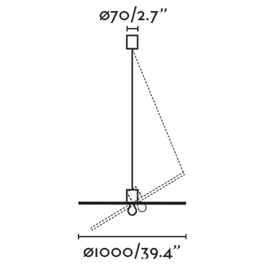 Medidas de la lámpara colgante COSTAS 1000 negra/ratán FARO 68590-70, luminaria suspendida estilo mediterráneo con diseño Lluscà en negro mate para iluminación interior del hogar