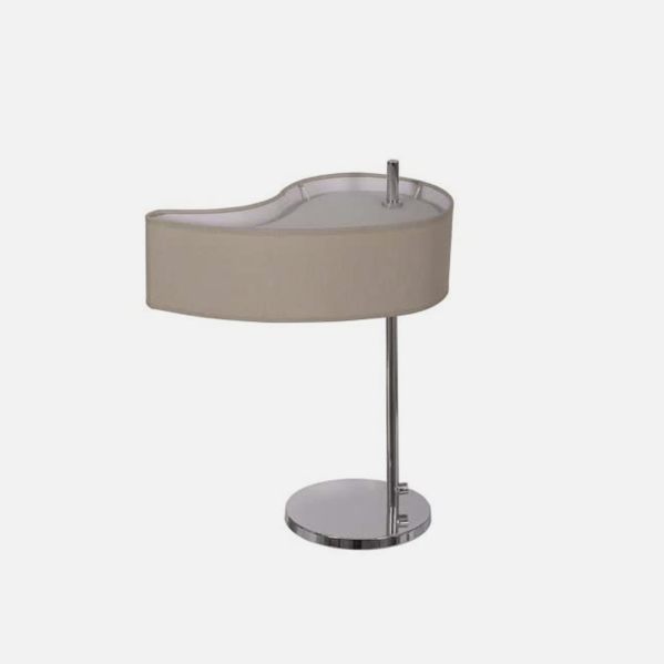 Sobremesa Ying-Yang negra de 36x36 cm de Abrila, lámpara de diseño zen moderno con iluminación AI2, material reciclable en tono negro, ideal para decoración minimalista (modelo 035871009).