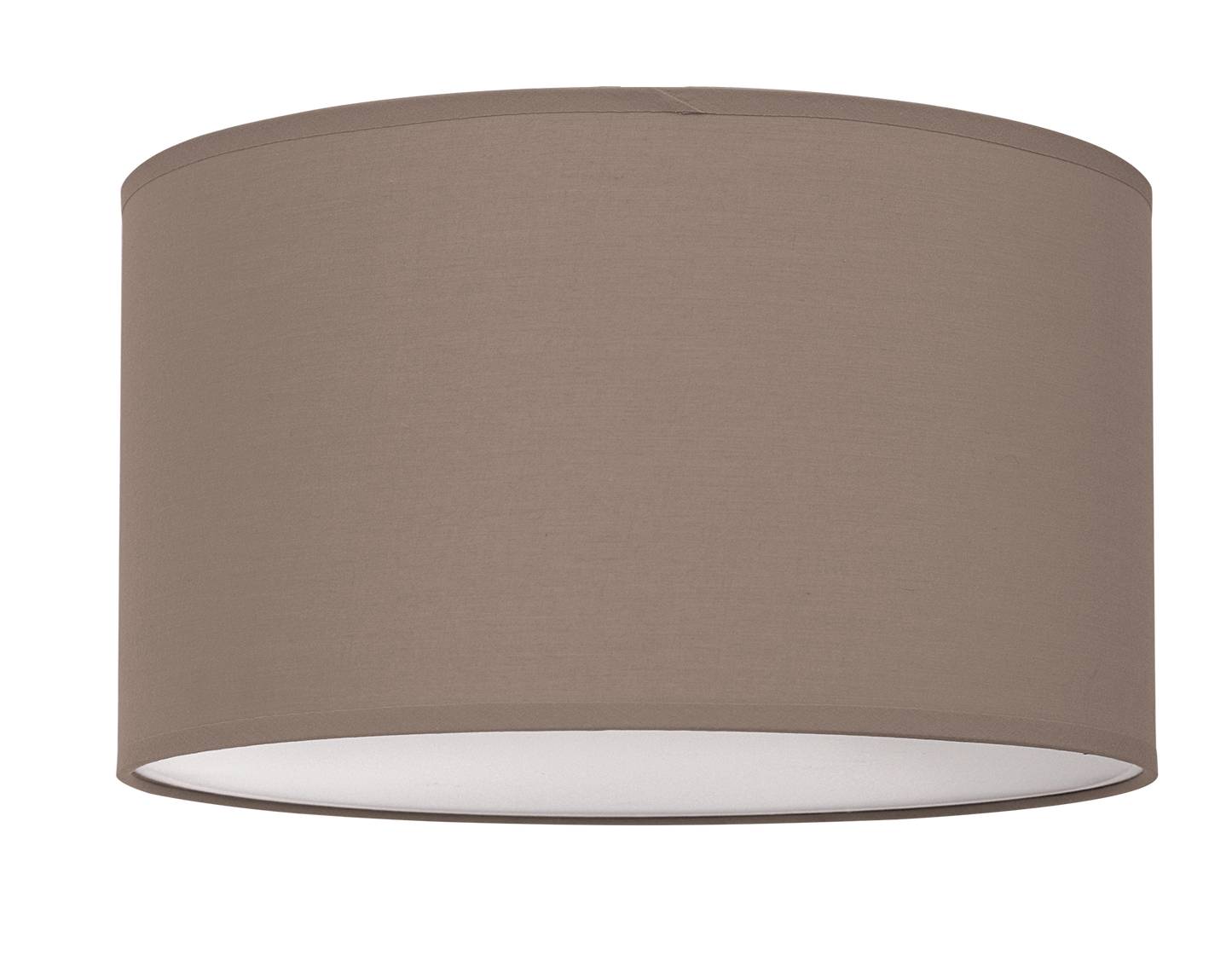 Plafón Nicole Marrón Topo 4xE27 de Fabrilamp, iluminación interior en metal y textil para decoración doméstica.