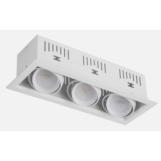 Foco empotrable Kardan Augusto Blanco de Fabrilamp (SKU 092483001) - aluminio, iluminación interior doméstica