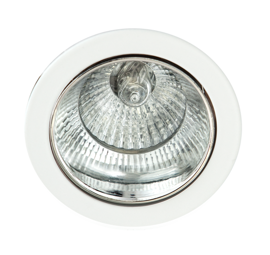 Empotrable ALFABETO en aluminio con acabado cromo y blanco para interior, iluminación técnica GU10 - Fabrilamp/Abrila (095881020)