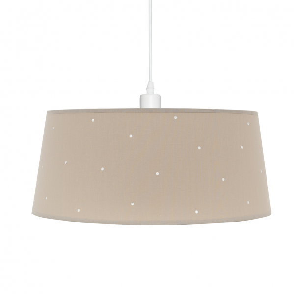 Colgante infantil de luz difusa en metal textil con diseño de piedra para consciencia y decoración doméstica, 40x40 cm, Abrila AI2, interiores infantiles, referencia 122894057