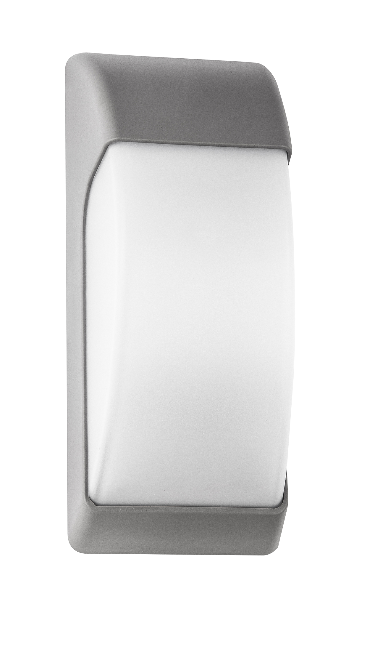 Aplique Exterior Espelta Gris de Fabrilamp (126861028) — Iluminación Exterior IP65 en policarbonato, ideal para jardín y terraza.