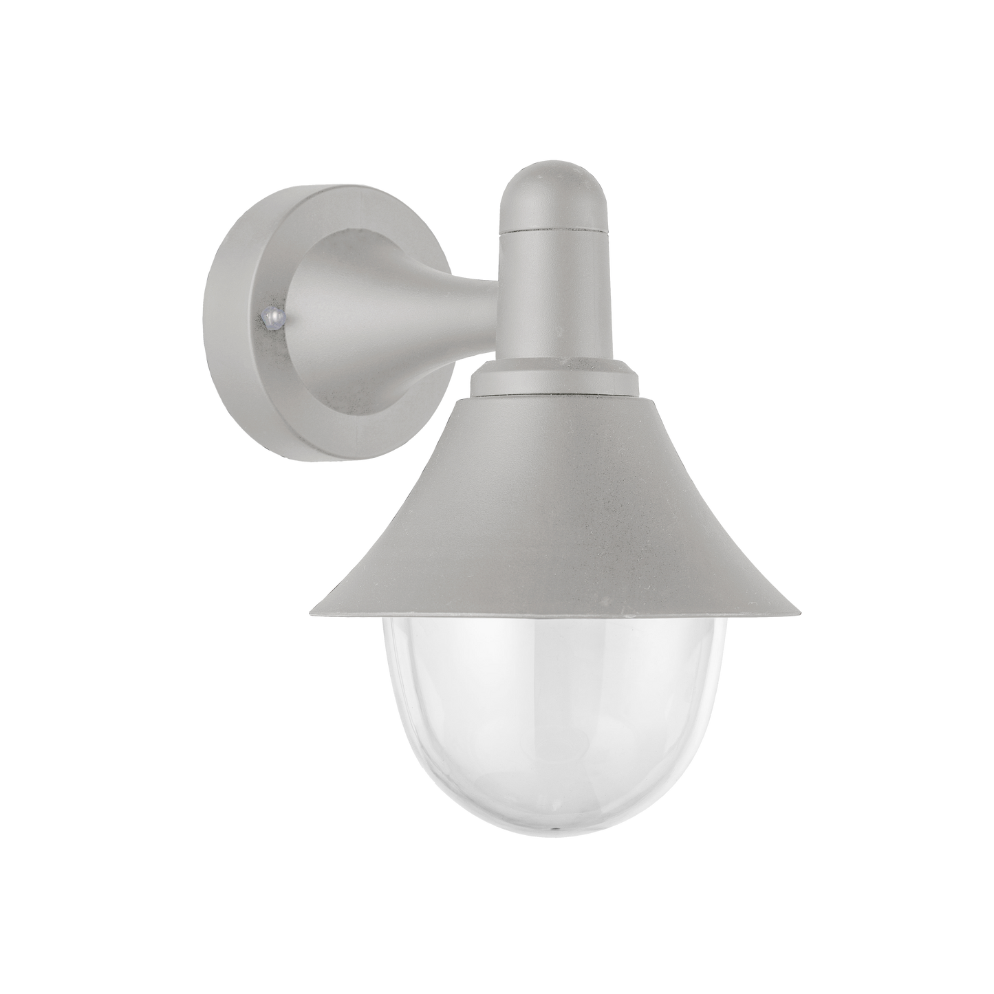 Aplique Exterior Mentol Gris IP44 Fabrilamp – Aplique clásico de exterior en policarbonato gris, modelo 127161028, iluminación exterior IP44
