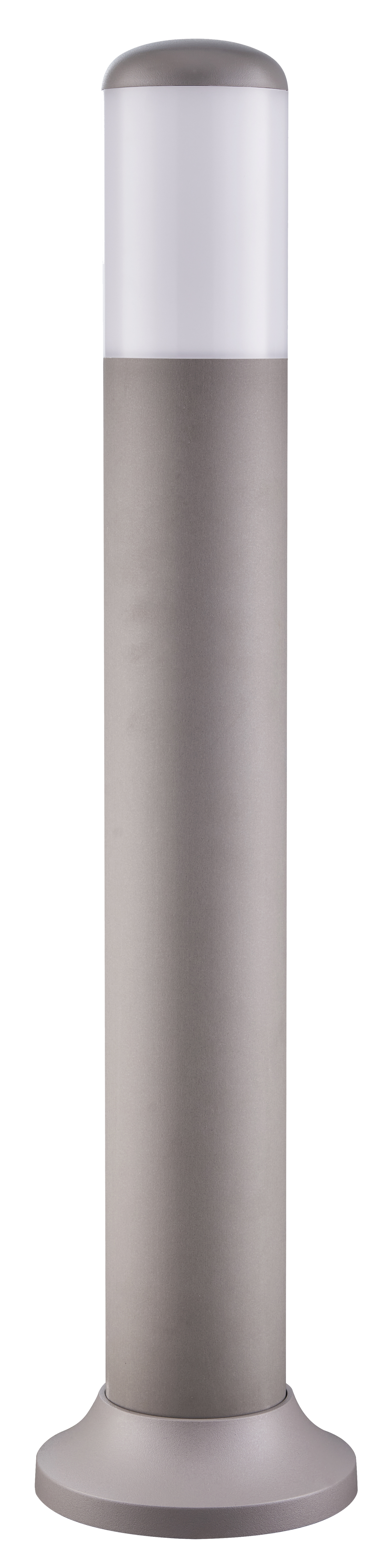 Pilar Exterior Azafrán Gris - Fabrilamp, iluminación exterior para jardín, base E27 (1xE27), policarbonato, modelo 127371028