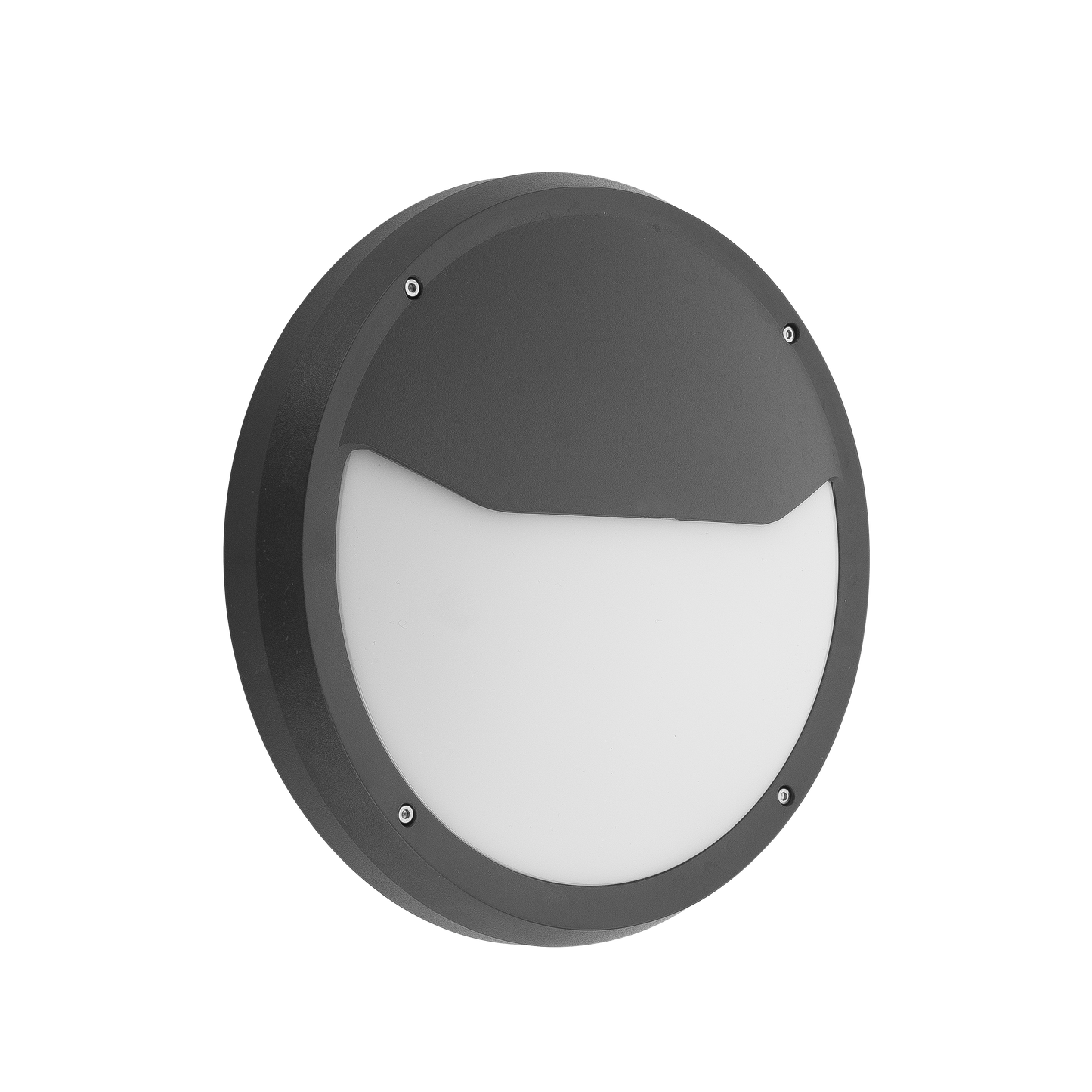 Aplique exterior Coliandro negro de Fabrilamp (modelo 127461009) - iluminación exterior IP65 para jardín, policarbonato, diseño moderno.