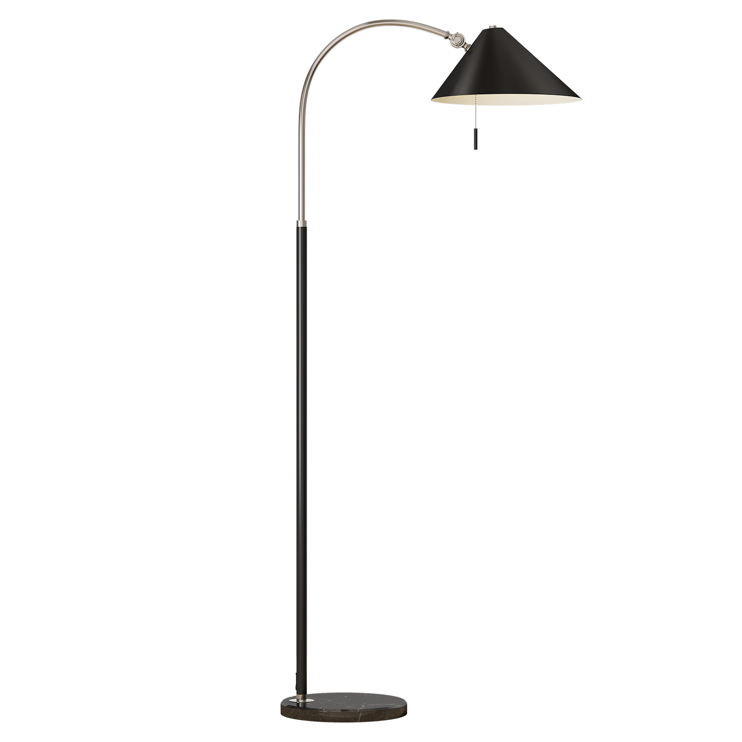 Pie de Salón Empire Negro de Fabrilamp (131041009) – lámpara de pie vintage para iluminación interior, acabado negro y decoración moderna.