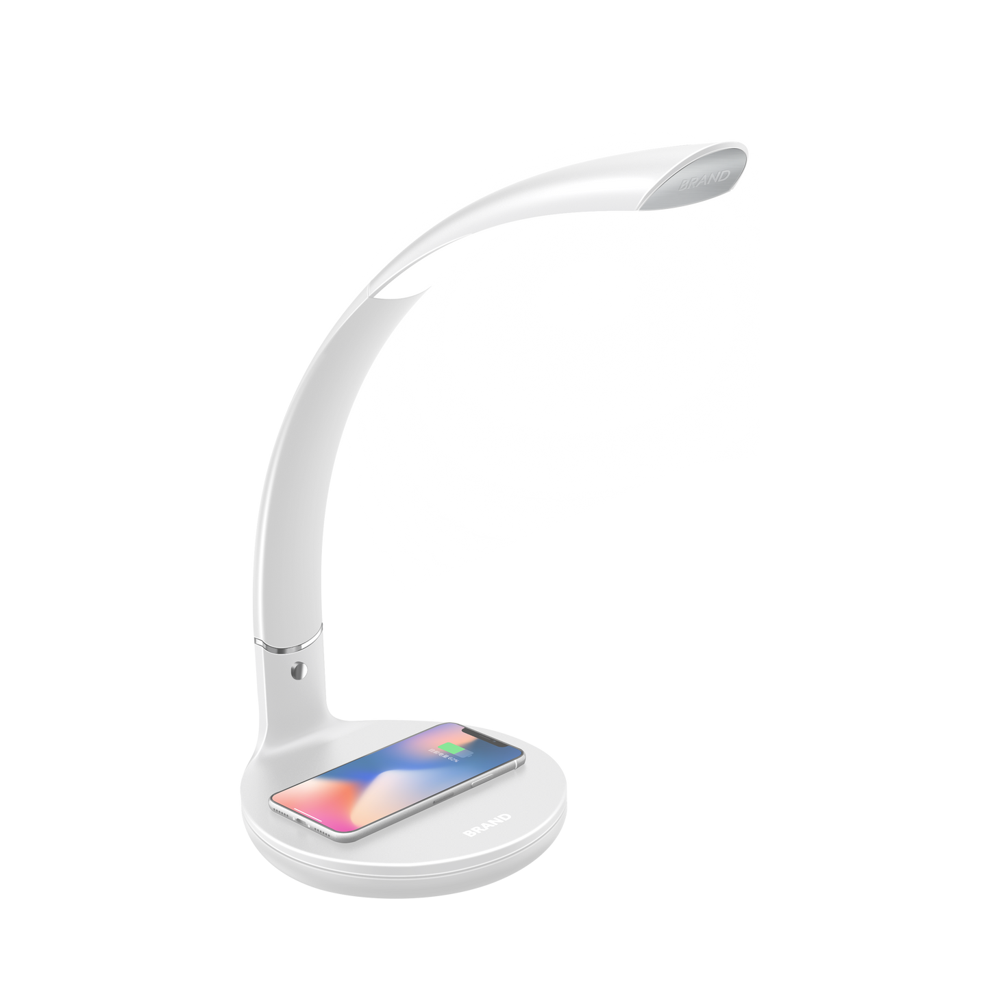 Flexo LED de alabastro blanco para escritorio, 7W 560 lm, regulable, Fabrilamp 139371001, lámpara de interior
