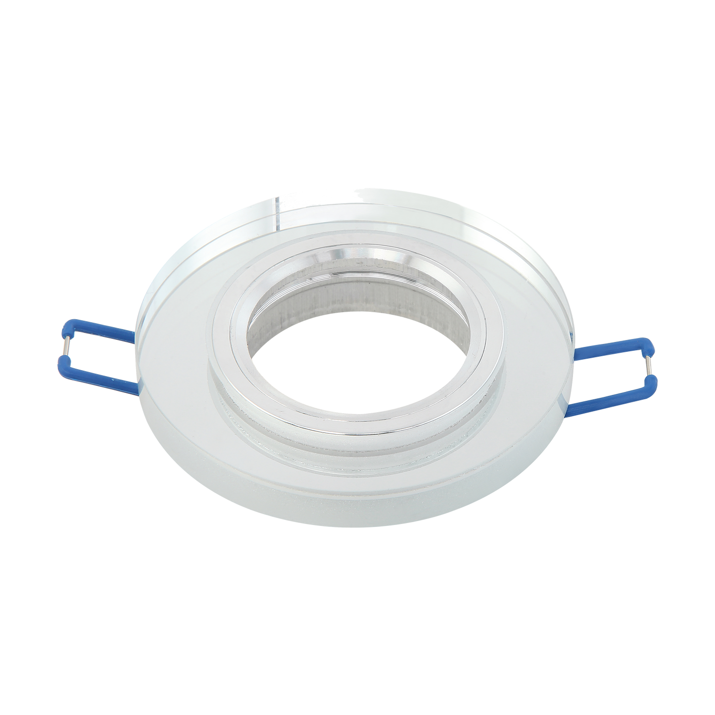 Empotrable de cristal Solna, redondo y transparente, iluminación interior moderna, GU10, Fabrilamp Abrila – código 14338RF49