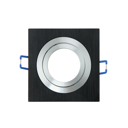 Empotrable Cenote cuadrado en acabado Cromo/Wengué (Fabrilamp 14348CU69), carcasa de aluminio, iluminación interior para uso doméstico.