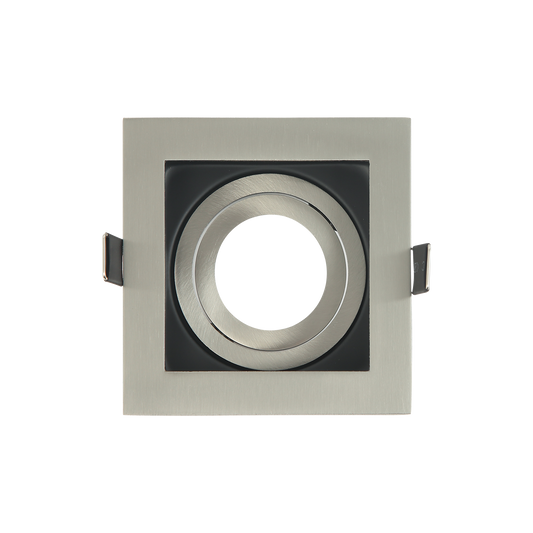 Empotrable Batu Cuadrado Negro/Níquel, Fabrilamp, modelo 14368CU72 – iluminación interior doméstica.