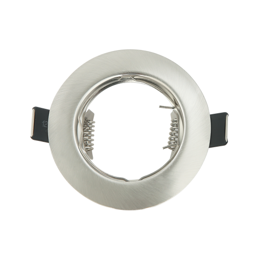 Empotrable Magura redondo en níquel, luminaria interior de metal Fabrilamp 14428FR03