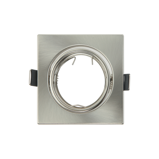 Empotrable Magura Cuadrado Níquel – iluminación interior GU10, metal moderno, Fabrilamp/Abrila, modelo 14428OC03