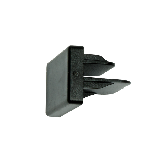 Tapa de cierre para carril Pindal en negro, Fabrilamp, policarbonato; accesorio profesional de iluminación técnica para interior.