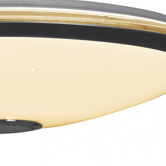 Plafón LED Magallanes 48W RGB (145483801) de Fabrilamp – luminaria interior blanca con acabado cromo, iluminación moderna, domótica