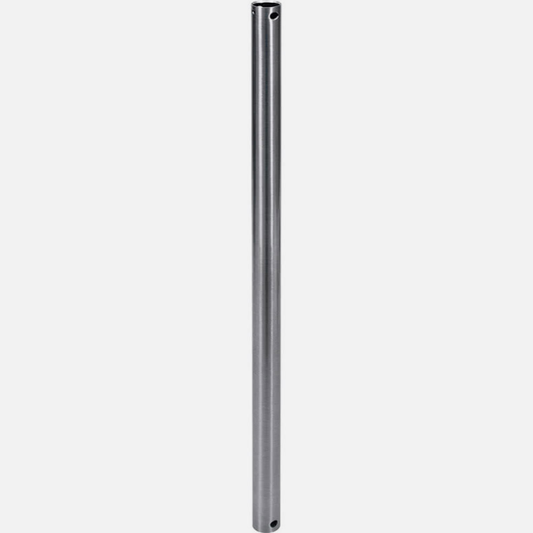 Tija de extensión extensible para ventiladores de techo en níquel satinado de 50 cm, modelo Abrila 176792603, accesorio metálico AI2 para instalación doméstica interior y repuestos de ventilación.