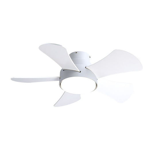 Ventilador de techo Gregario 25W DC blanco de Abrila modelo 180891501 con motor DC eficiente, LED integrado, aspas reversibles para ventilación verano e invierno, diseño doméstico interior de bajo consumo energético AI2