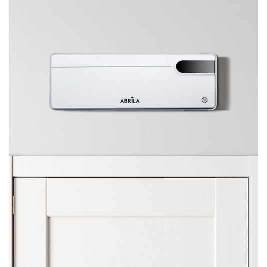 Calefactor split cerámico Abrila 2000W blanco para calefacción en invierno, con mando a distancia, temporizador PTC y diseño ideal para baño e interior AI2 modelo 200012001