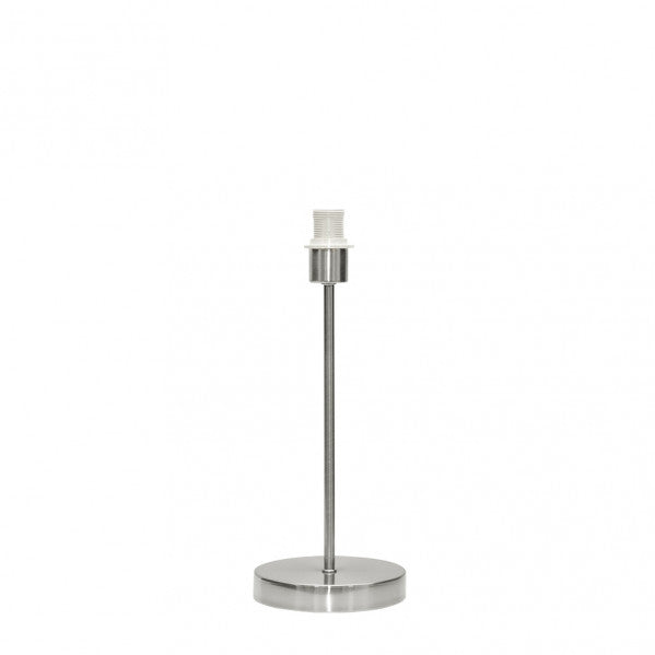 Armazón sobremesa Cara en níquel de Abrila, modelo 20137SO03, dimensiones 33x13x13 cm, accesorio de iluminación metálico para lámparas de mesa en decoración de interiores domésticos.