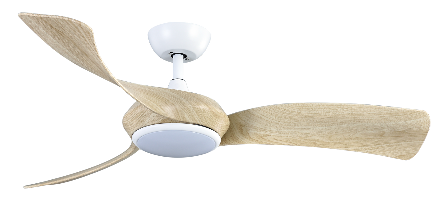 Aquí tienes una opción optimizada para el atributo `alt` del `img` tag:
`alt=Ventilador de techo DC Cerdeña Blanco/Haya de Abrila, 30W, con LED integrado, mando remoto y temporizador`
Este texto incluye las palabras clave más relevantes para SEO y describe claramente el producto.