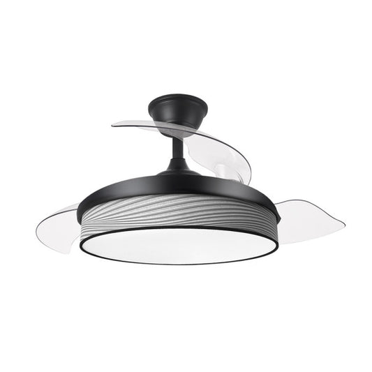 Aquí tienes un ejemplo de un atributo alt optimizado para SEO para la imagen del producto:
Ventilador de techo Abrila LED con asas retráctiles Moda en negro y surco gris, motor DC de 72W, diseño moderno para uso doméstico y interior